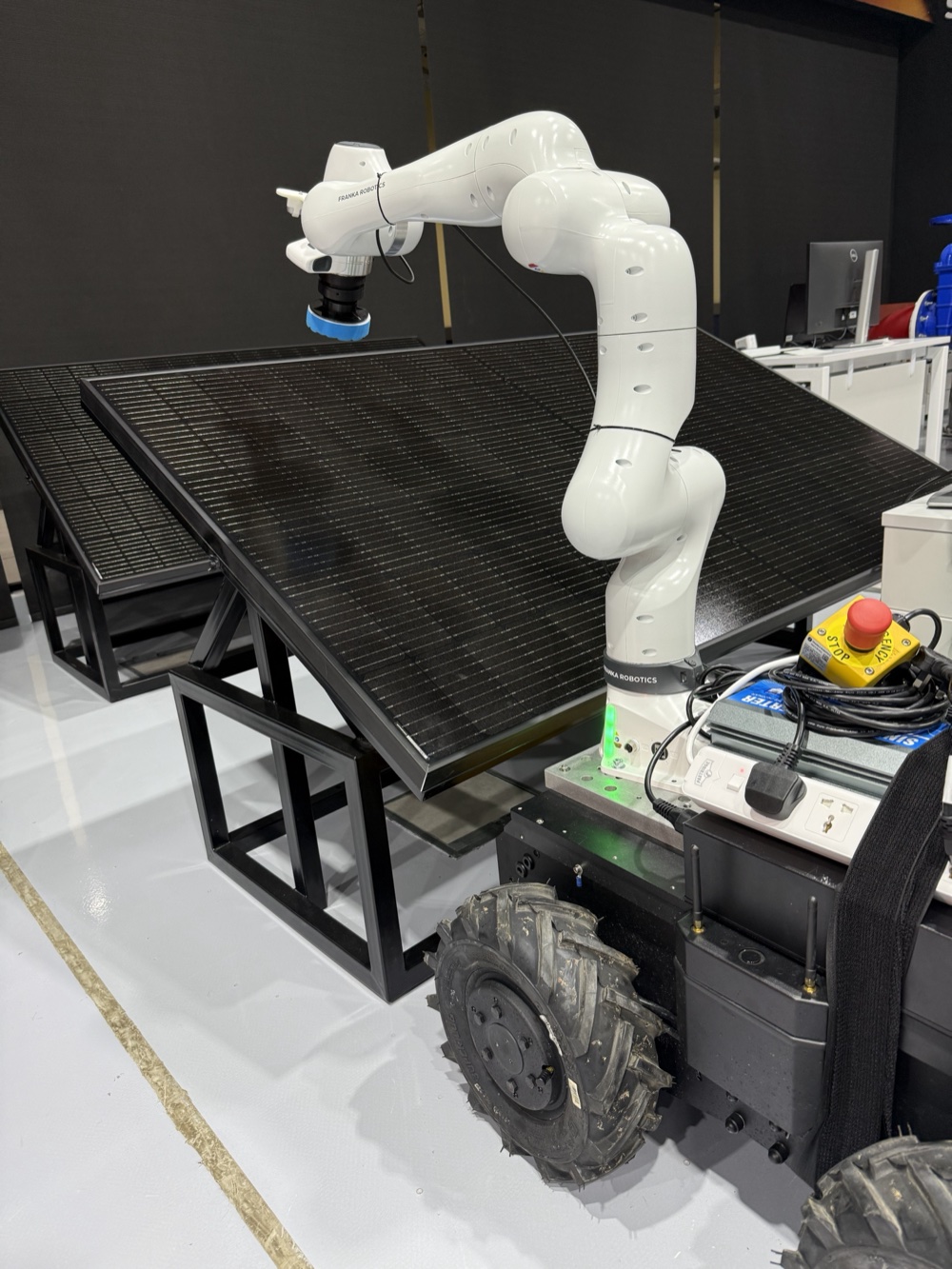 Solar panel cleaning mission